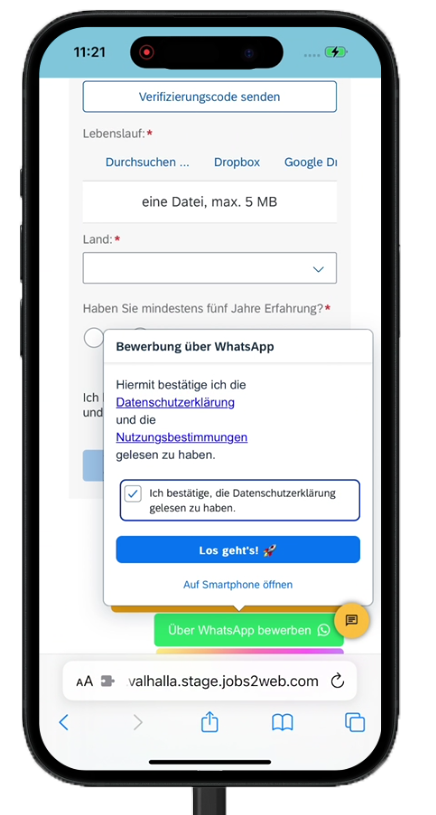 chat2job3-datenschutzkonformer-start-schnellbewerbung-per-smartphone